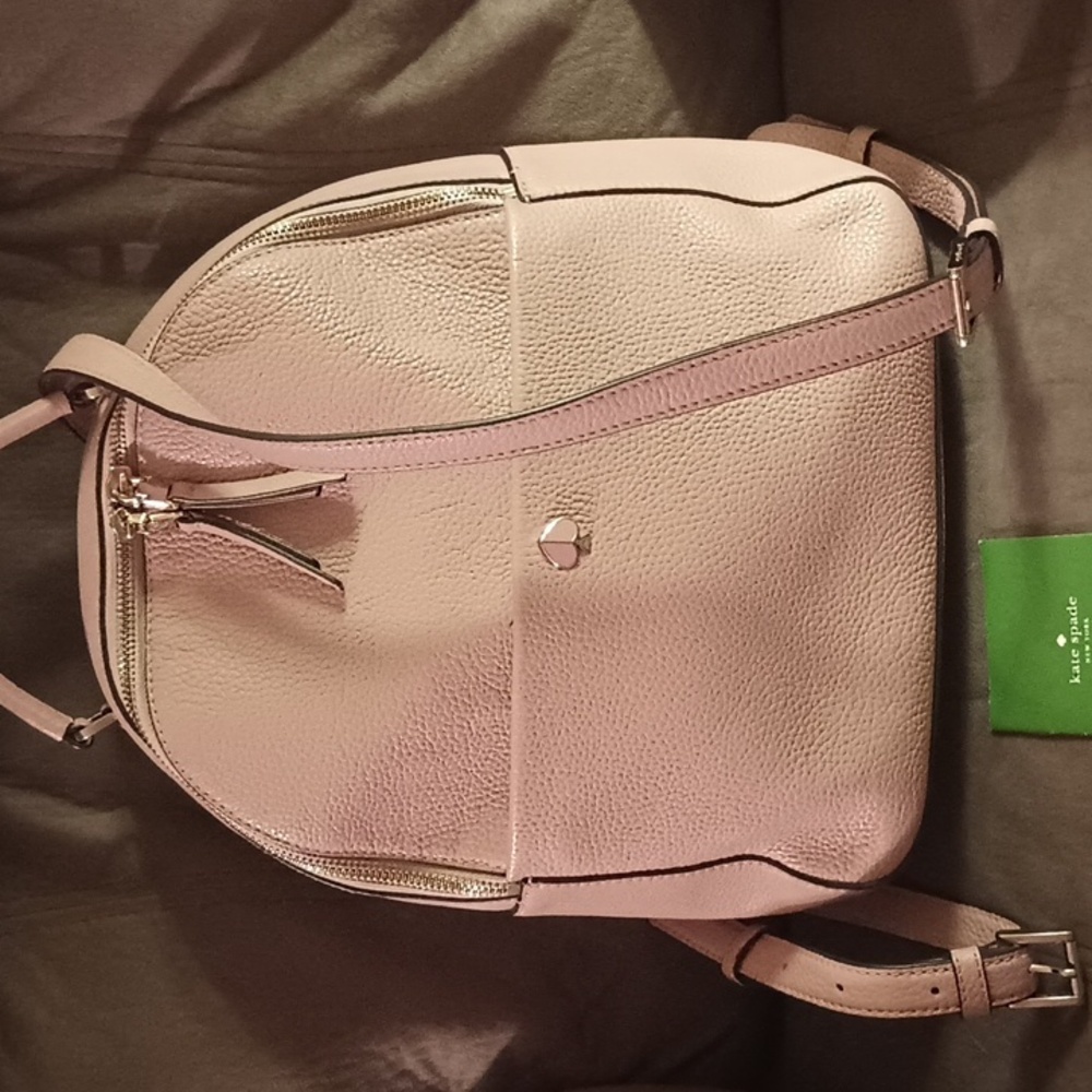 Kate Spade Blush Pink Leather Backpack